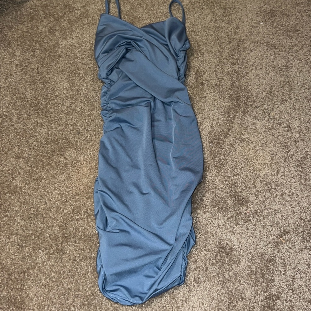 Blue dress